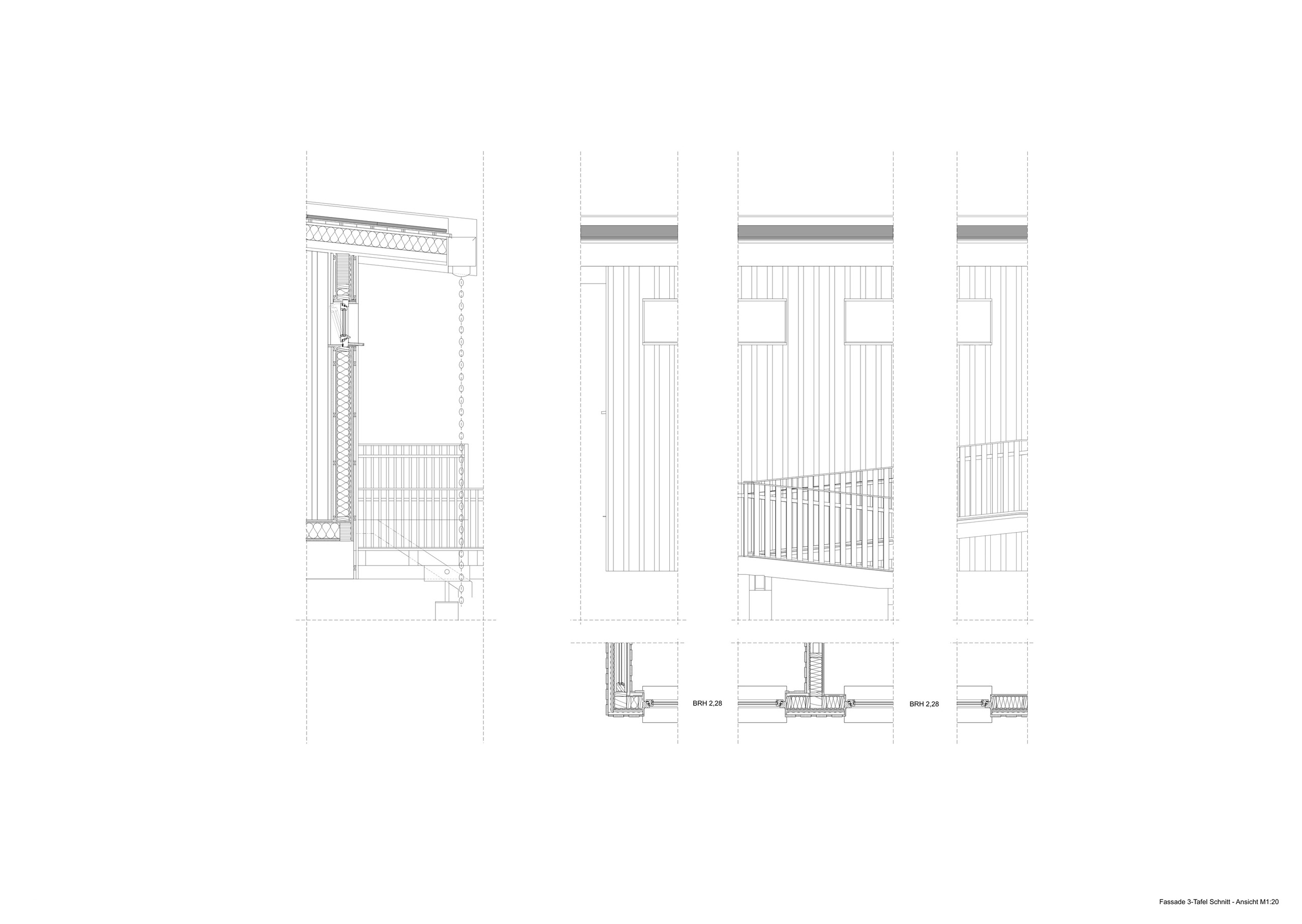 Third-Angle Projection - Wall Assembly